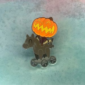 Headless Horseman Pumpkin Disney Pin